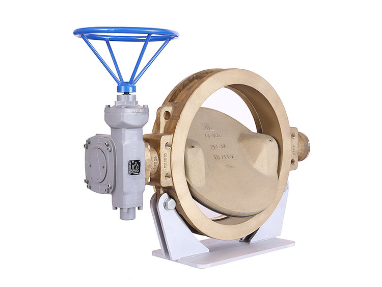 Eccentric wafer type butterfly valve