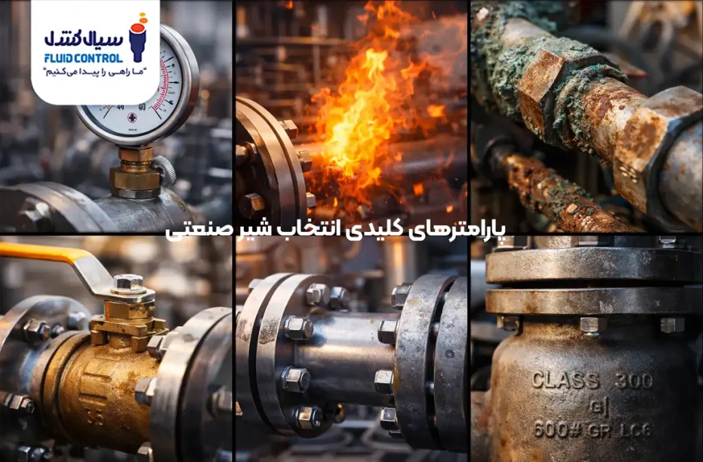 پارامترهای کلیدی انتخاب شیر صنعتی