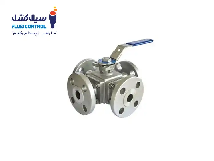 بال ولو چهارراهی فلنجدار استنلس استیل