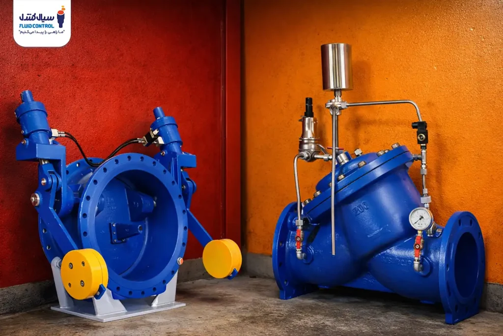 شیر کنترل ضربه قوچ