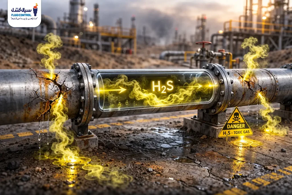 نشت گاز هیدروژن سولفید